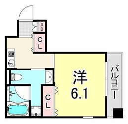 リヴァージュ尼崎の物件間取画像